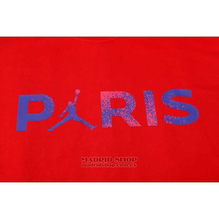 Chandal del Paris Saint-Germain Jordan Manga Corta 2021-2022 Rojo